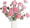 Pink Peonies Artificial Flowers 6pcs Pink Artificial Ranunculus Flowers18Heads Pink Silk Peonies with Stems Real Look for Spring Decorations Floral Arrangements Home Table Centerpiece